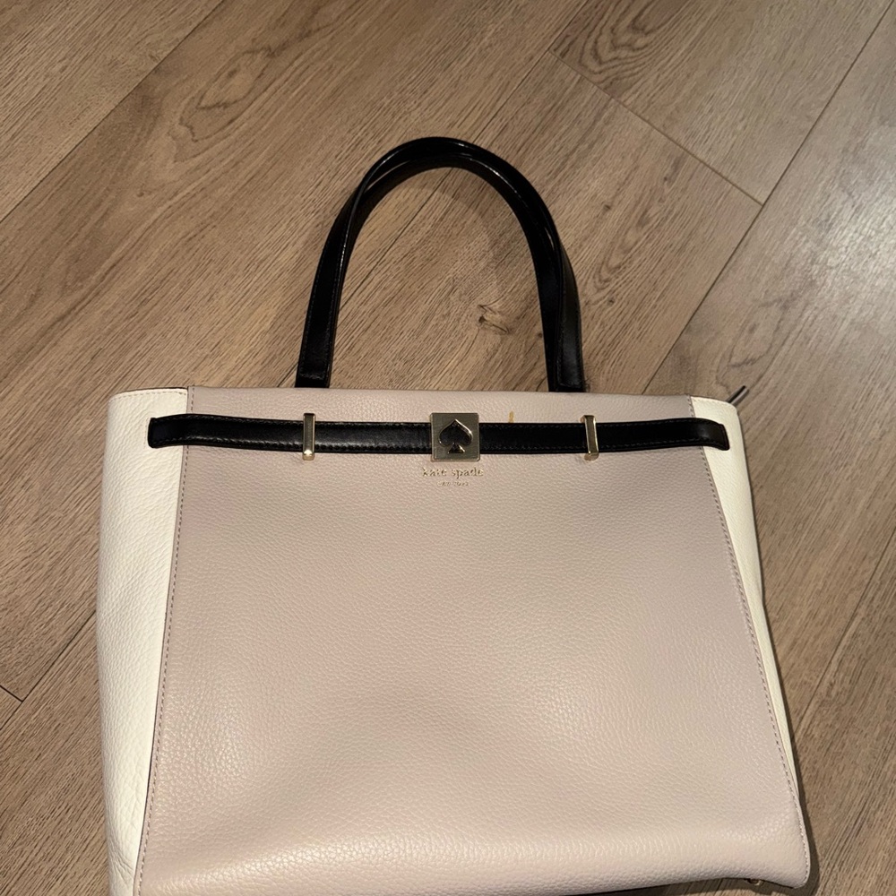Kate Spade Elegant Black and Cream Tote